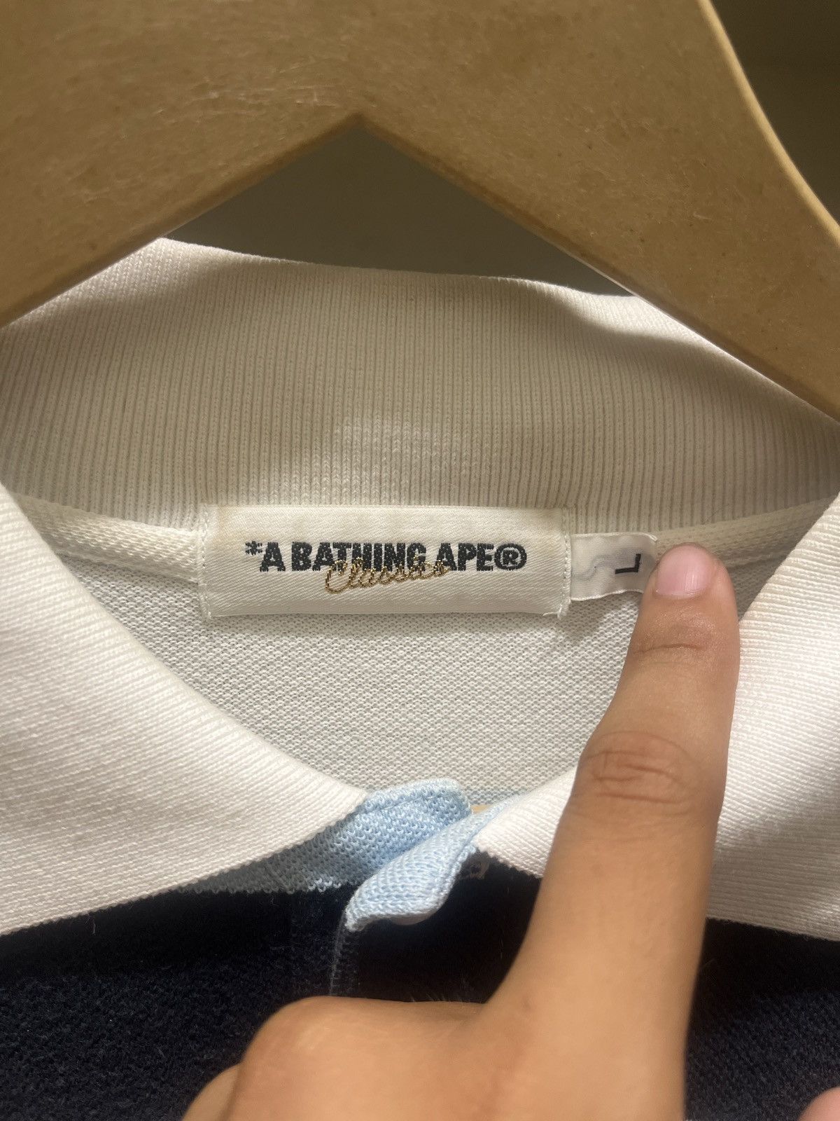 Bape Bape striped polo Size US L / EU 52-54 / 3 - 3 Thumbnail