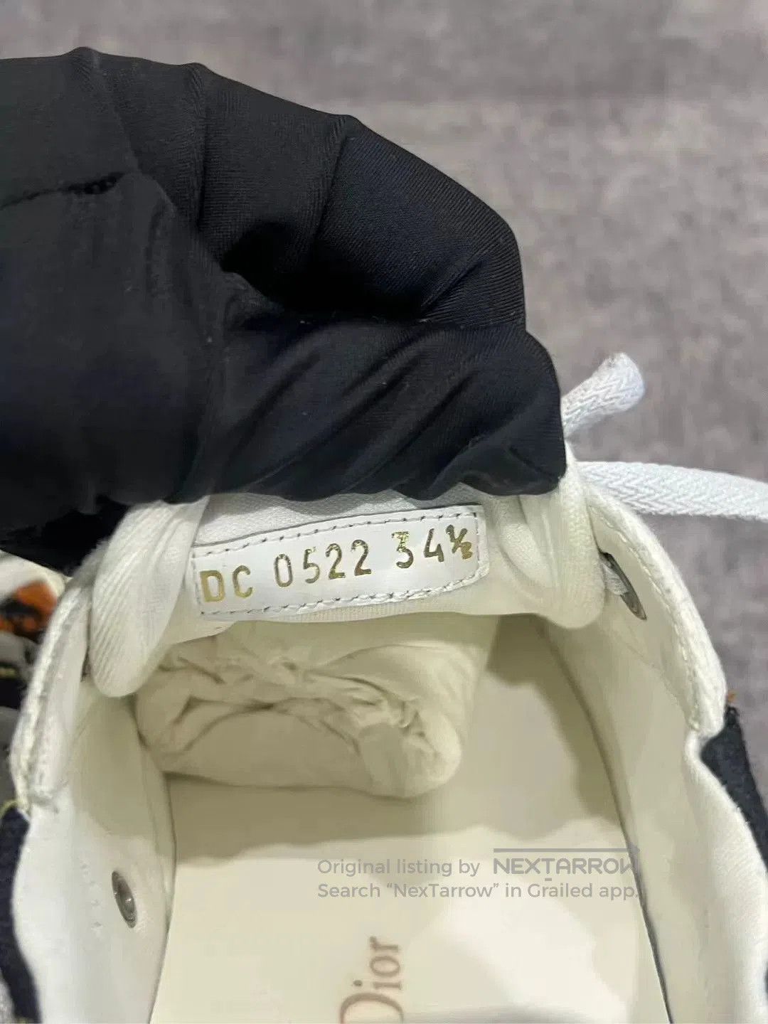 Dior Dior Floral Print Sneakers. Size US 4 / IT 34 - 7 Thumbnail