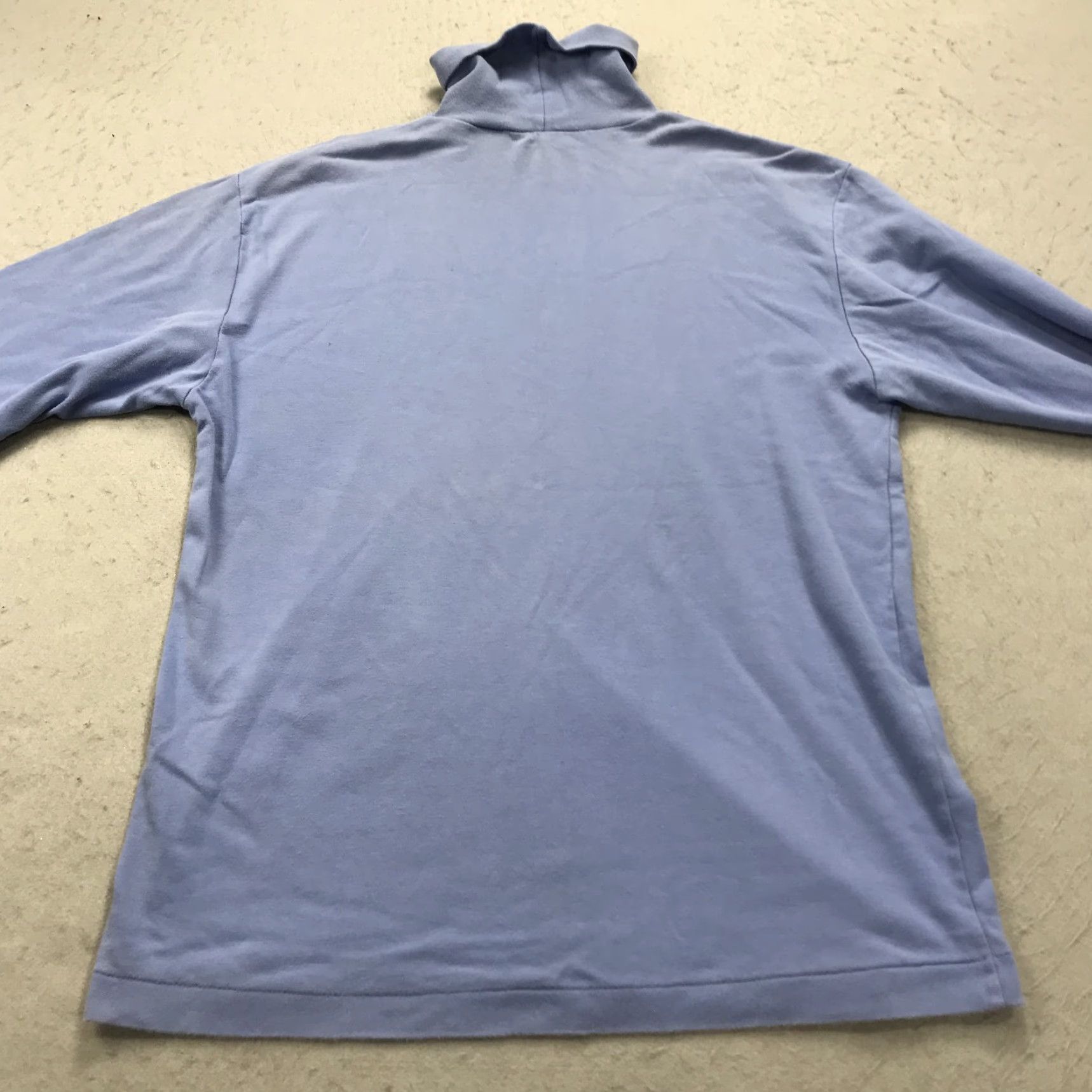 Gap VINTAGE Gap Shirt Mens M Blue Purple Single Stitch Turtleneck Made USA 90s USA 90s Shirt Mens M Blue Purple Turtleneck Cotton Size US M / EU 48-50 / 2 - 7 Thumbnail