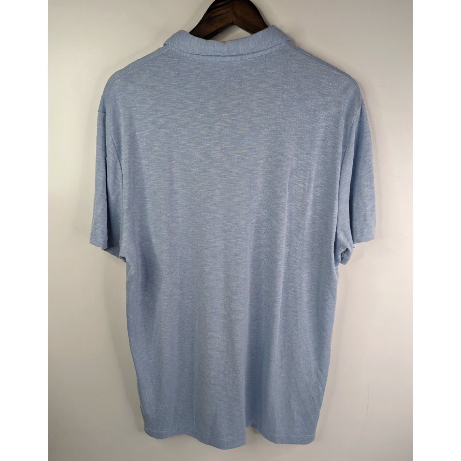 Theory Anemone Theory Polo Shirt in Anemone Modal Jersey Blue Short Sleeve 2XL Mens Size US XXL / EU 58 / 5 - 4 Thumbnail