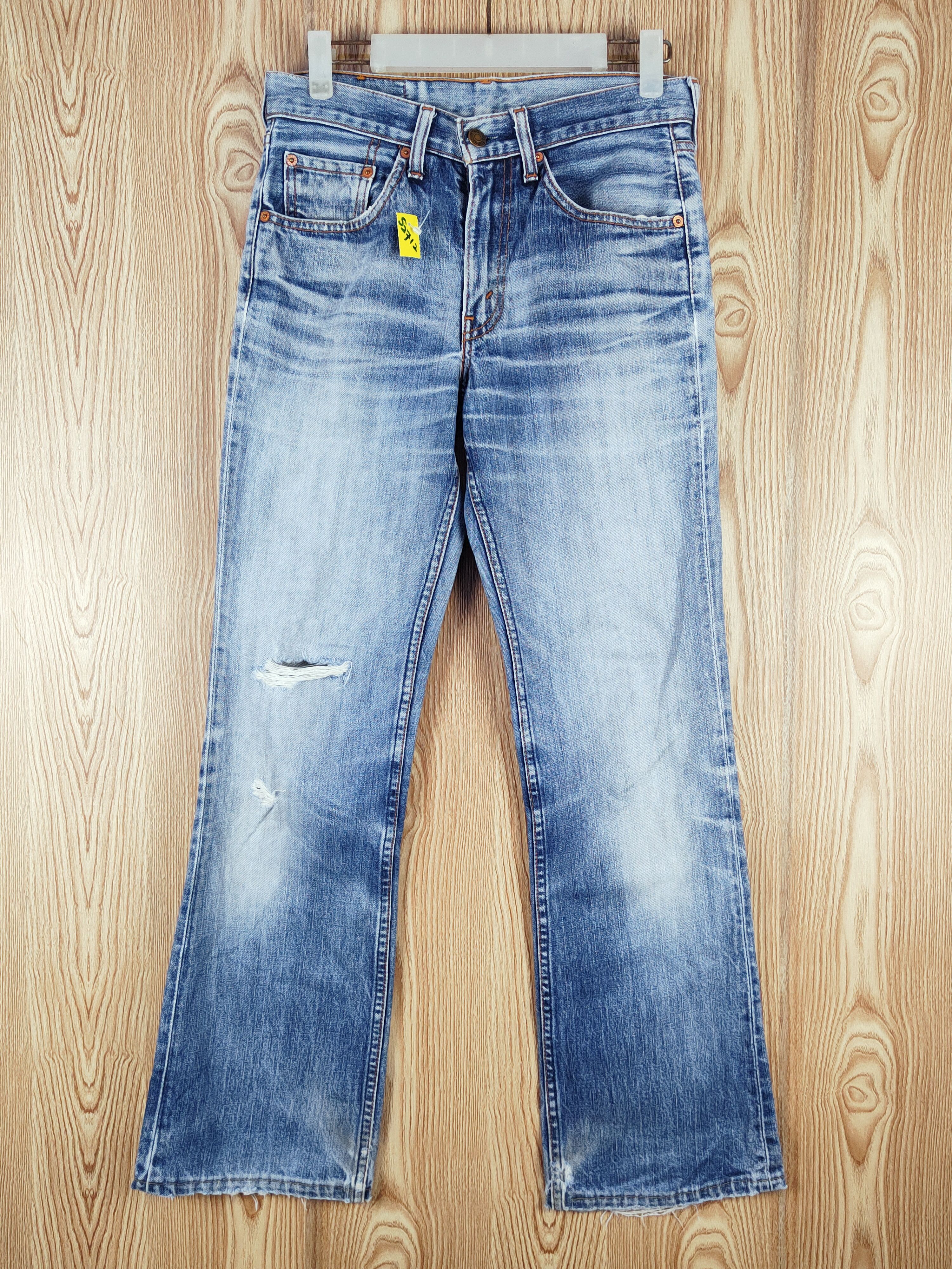 Levi's 517 Levi's Blue Distressed Ripped Jeans #S2712 Size US 29 - 1 Thumbnail
