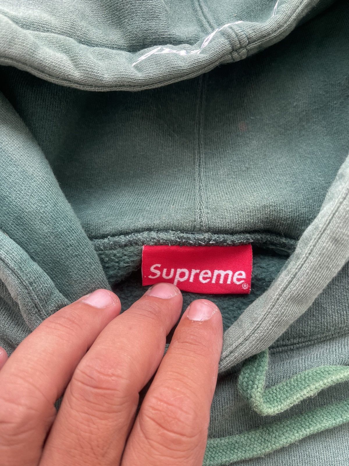 Supreme 🔥HOT🔥VINTAGE SUPREME STRIPED RIB HOODIES VERY RARE Size US L / EU 52-54 / 3 - 3 Thumbnail