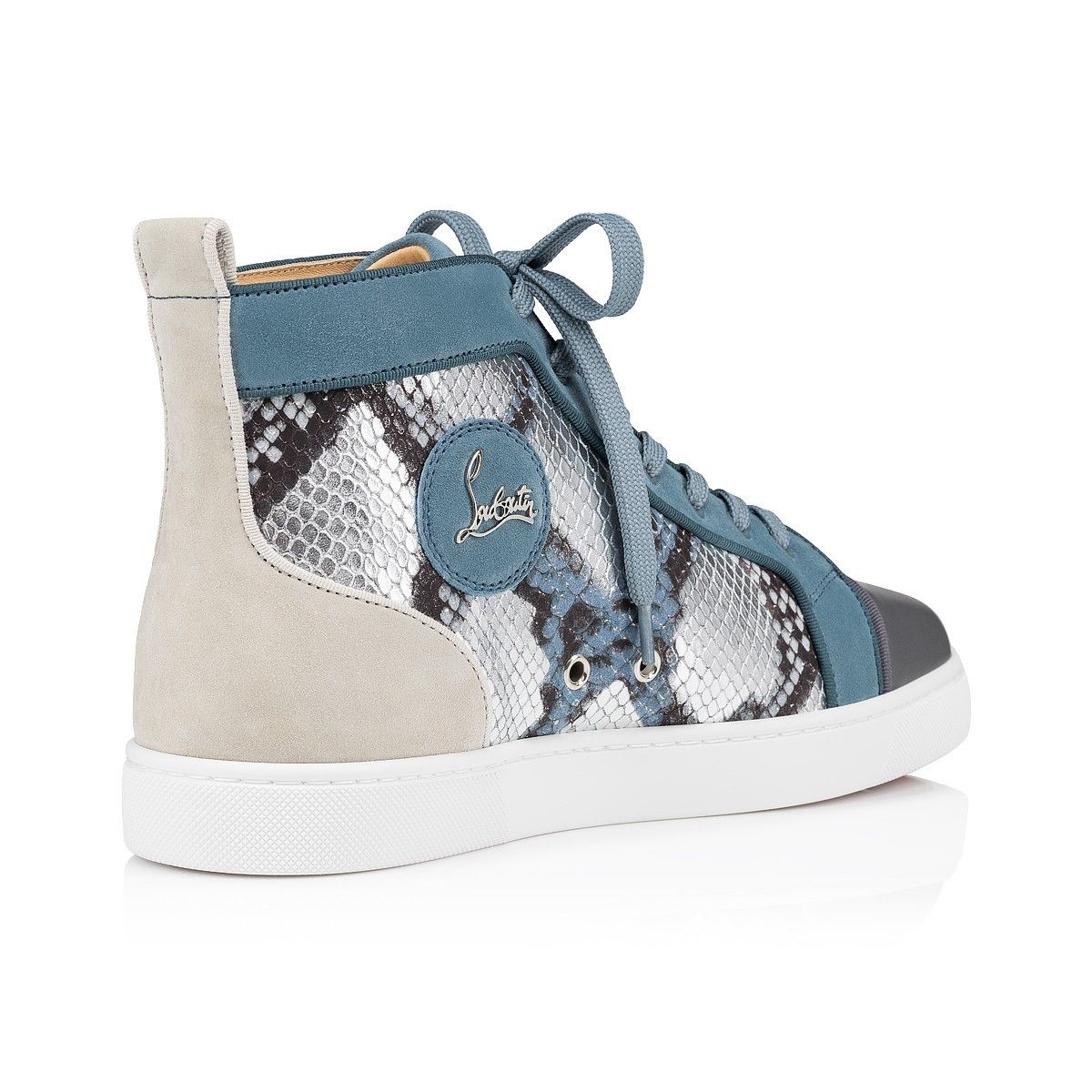 Christian Louboutin o1s1wg110125 Louis Orlato High-Top Sneakers in Multicolor Size US 12 / EU 45 - 3 Thumbnail