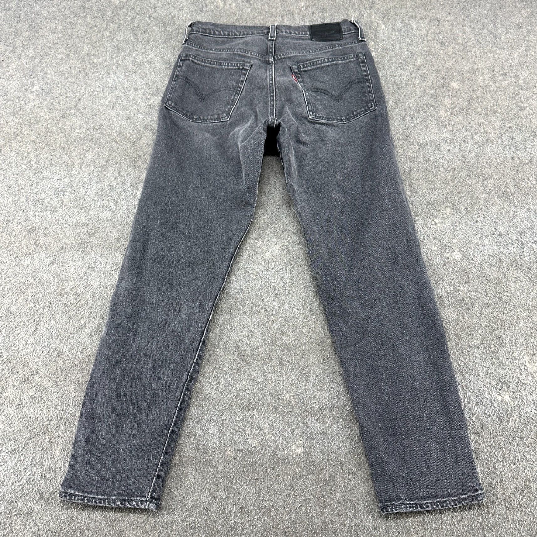 Levi's Levi's 501 Jeans Womens 27x27 Black Regular Fit 5-Pocket Denim Button Fly Straight Leg Dark Wash Men/Womens Size 27" / US 4 / IT 40 - 7 Thumbnail