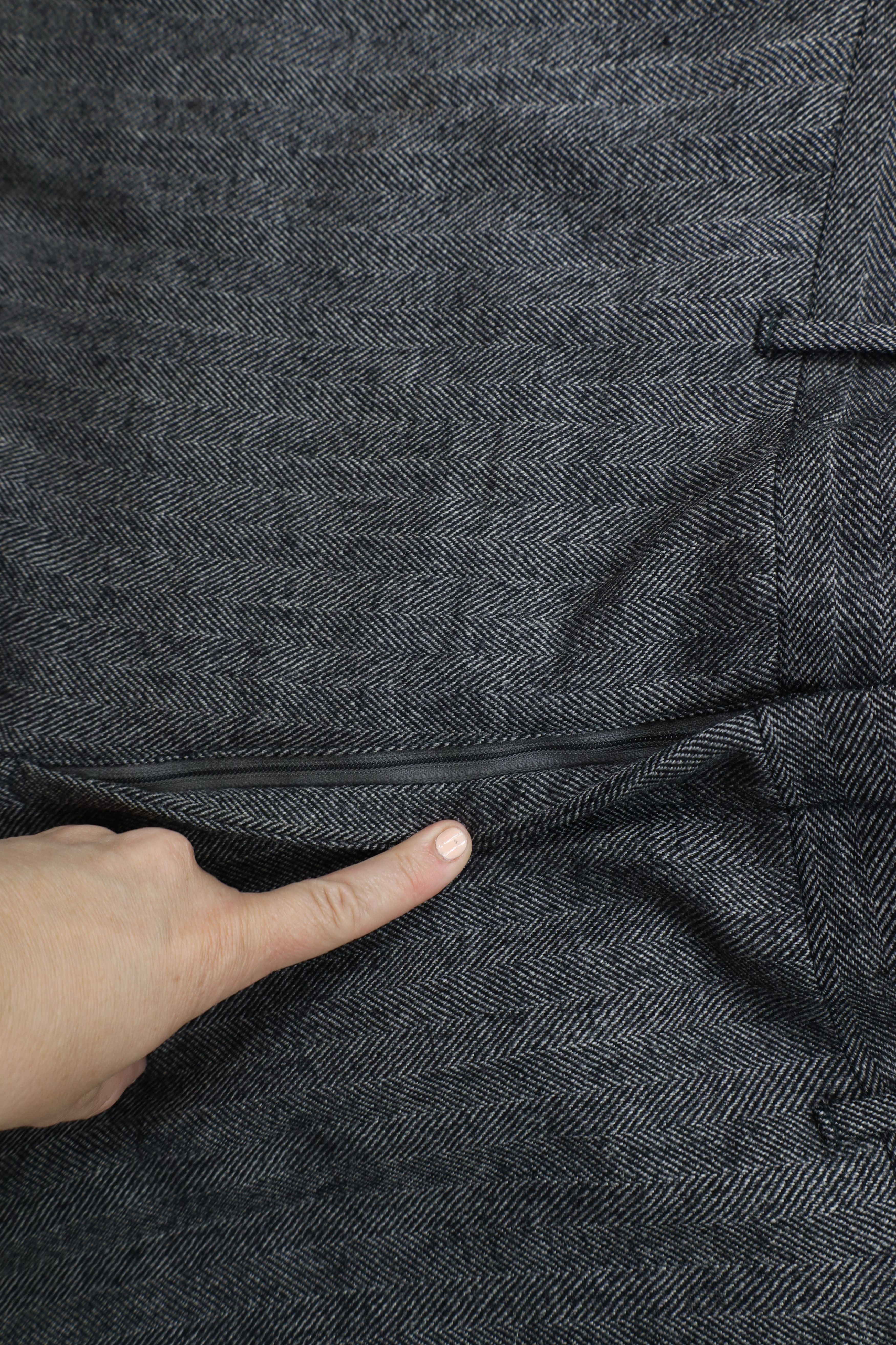 Vintage Vintage 60s 70s Streetwear Herringbone Chino Pants USA Size US 36 / EU 52 - 5 Thumbnail