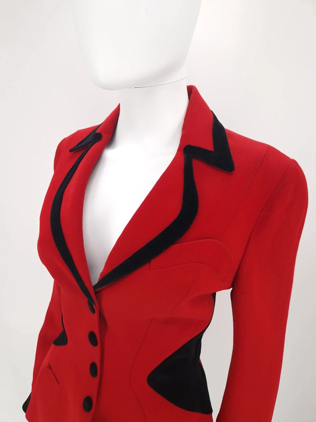 Thierry Mugler Archival Thierry Mugler Hourglass Jacket Art Deco Size L / US 10 / IT 46 - 11 Thumbnail