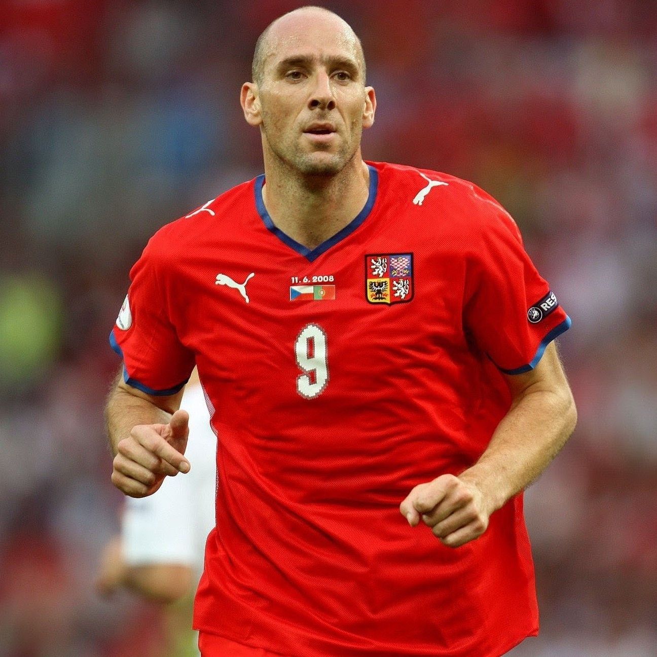 Puma Czech Republic Euro 2008 Home Jersey Jan Koller Size US M / EU 48-50 / 2 - 11 Thumbnail