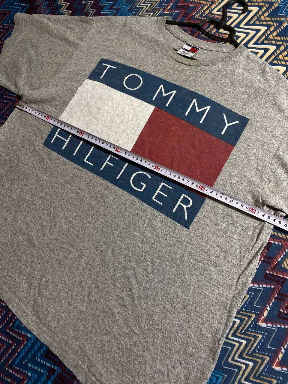 Tommy Hilfiger × Vintage Tommy Hilfiger vintage big logo t-shirt size XL made in USA Size US XL / EU 56 / 4 - 6 Thumbnail