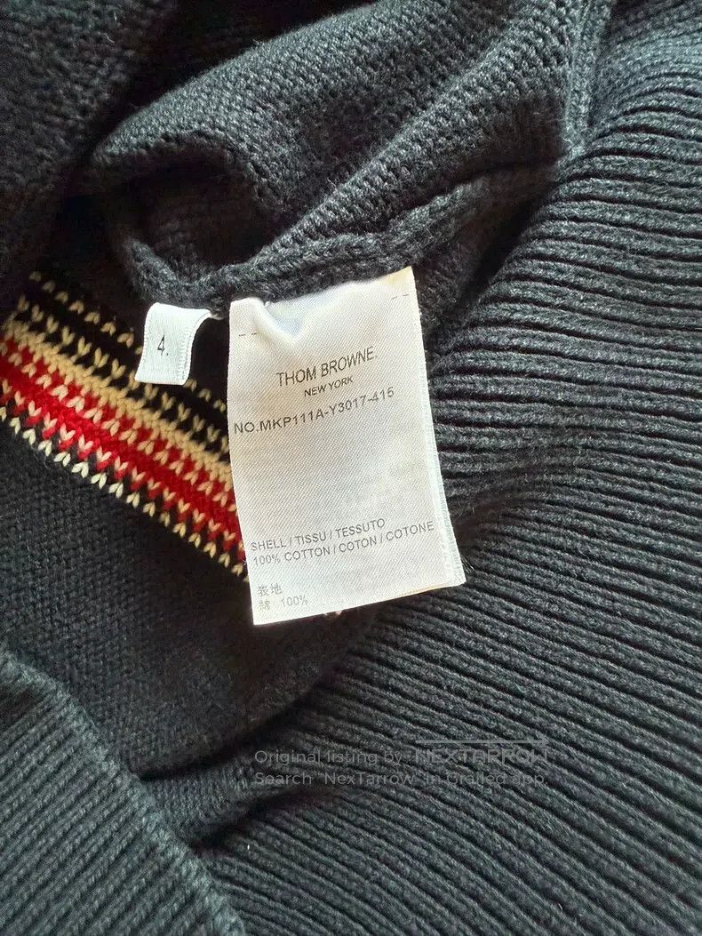 Thom Browne Thom Browne Polo Shirt Size US XL / EU 56 / 4 - 6 Thumbnail