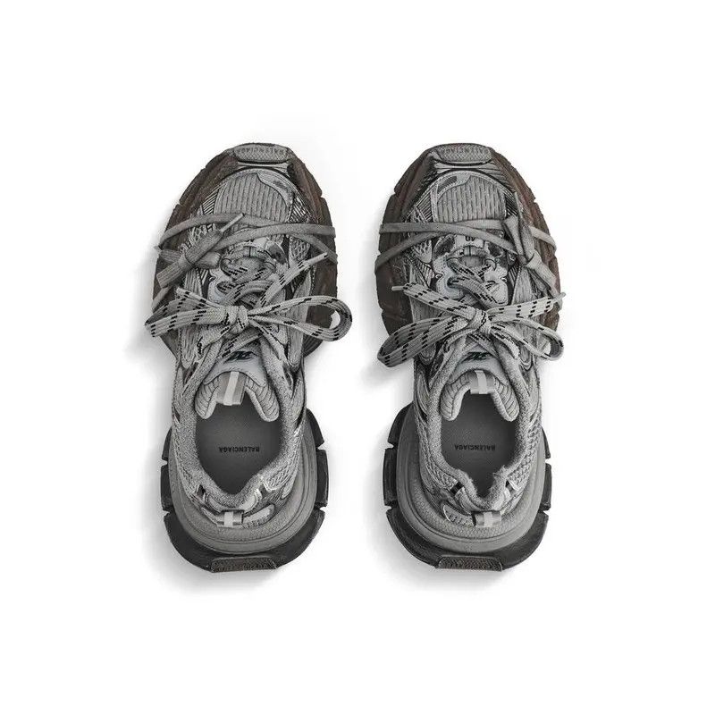 Balenciaga o1w1db11225 3XL Sneakers Worn-Out in Black/Grey Size US 6 / EU 39 - 5 Thumbnail