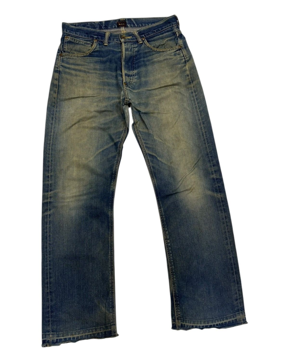 Lee 🔥Vintage Steal🔥Lee Cowboy Selvedge Denim Jeans Distressed Size US 31 - 5 Thumbnail