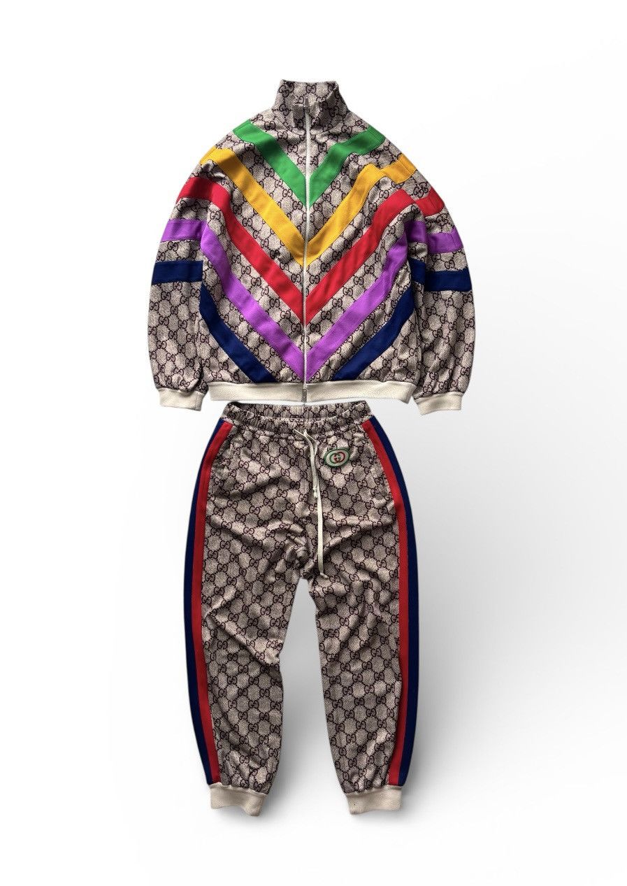 Gucci Gucci GG Supreme Monogram Track Suit Size US M / EU 48-50 / 2 - 1 Thumbnail