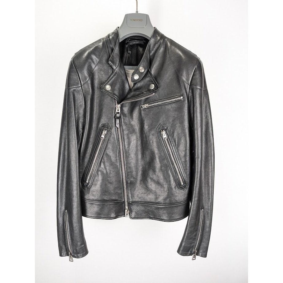 Tom Ford o1rshd1 Outerwear Other Leather Jacket in Black Size US M / EU 48-50 / 2 - 1 Thumbnail