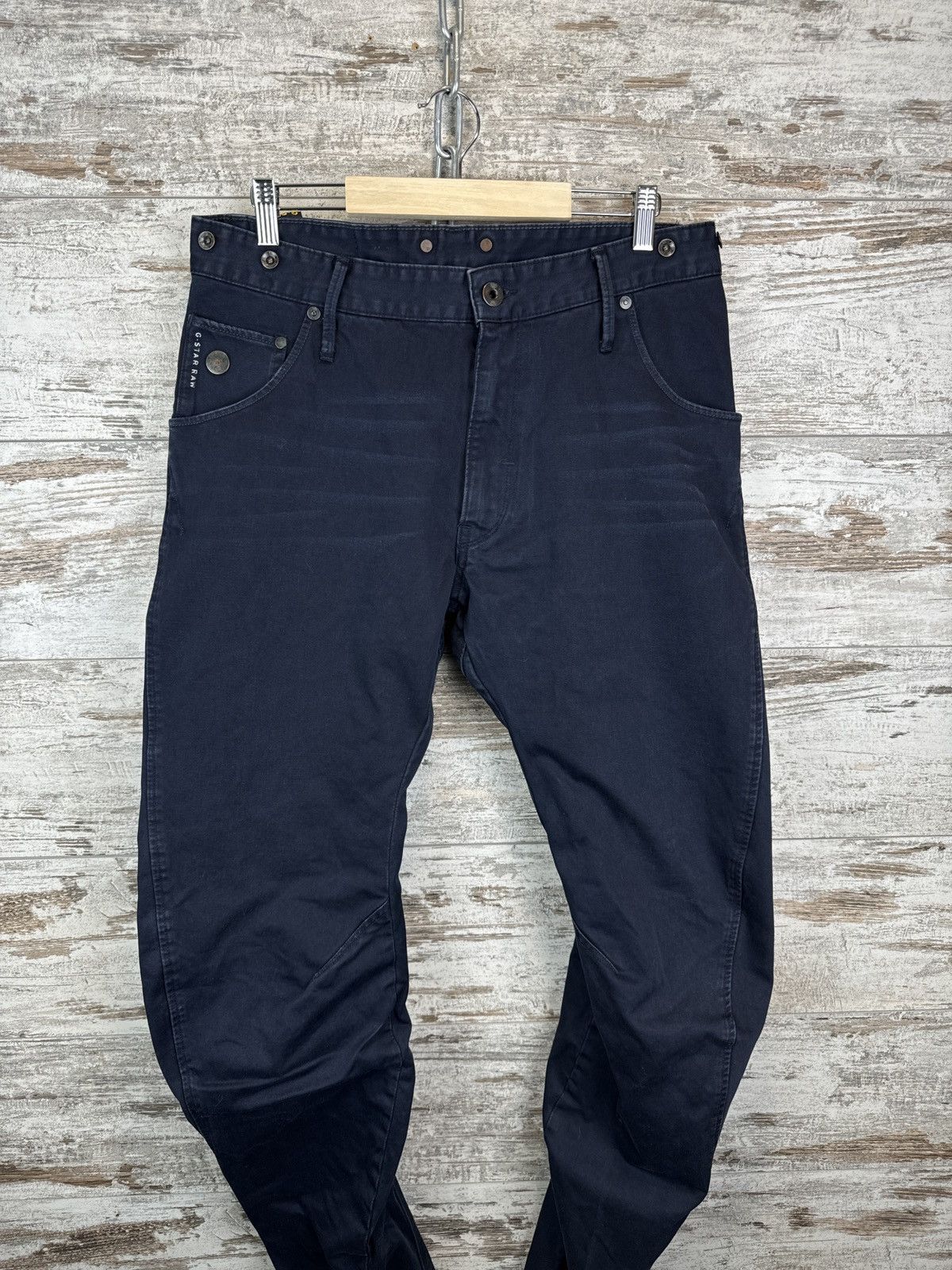 G-Star Mens Vintage G Star Raw arc 3d loose cargo pants denim jeans Size US 33 - 3 Thumbnail