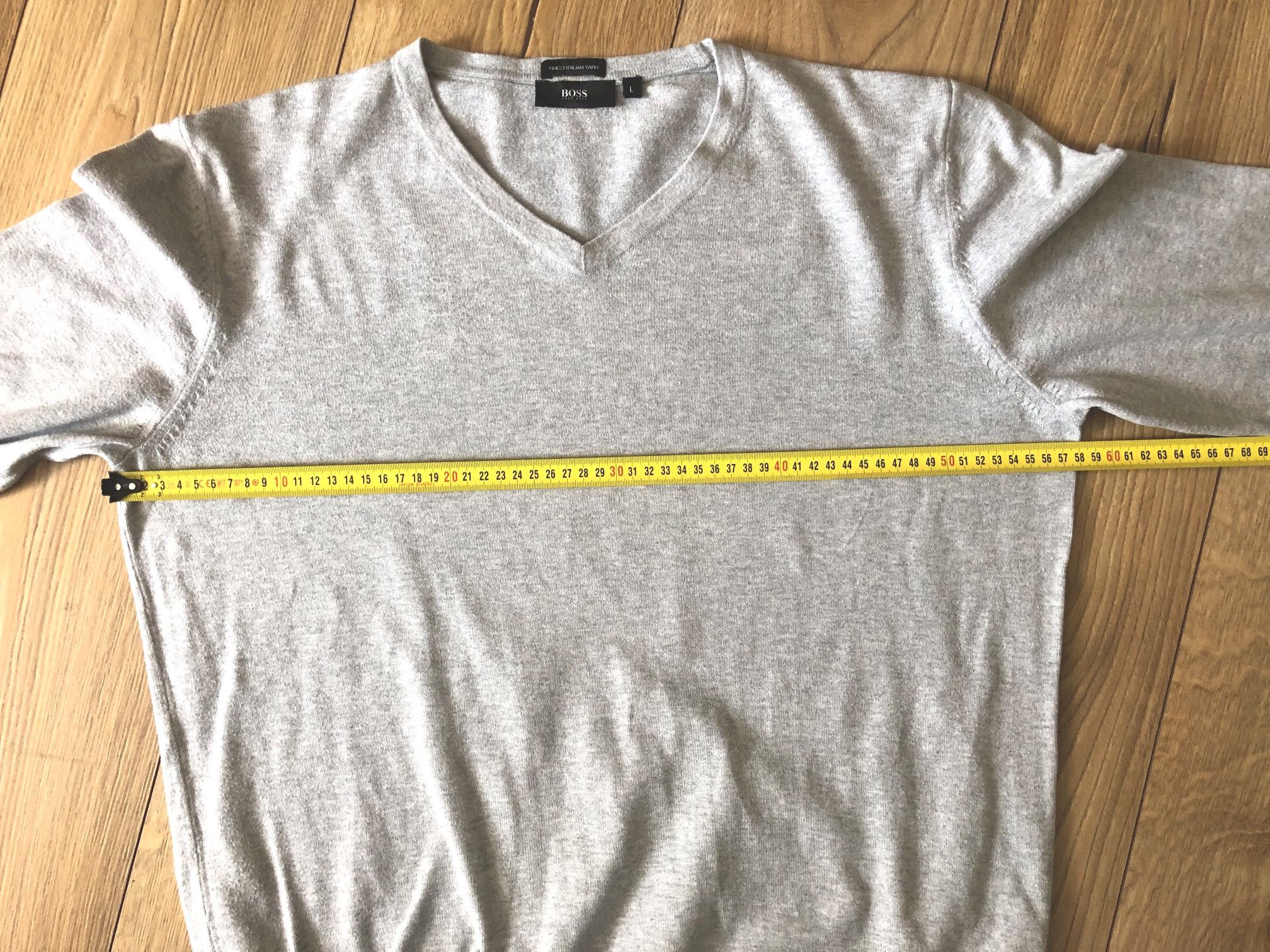 Hugo Boss Hugo Boss men's sweater size L light gray Size US L / EU 52-54 / 3 - 5 Thumbnail