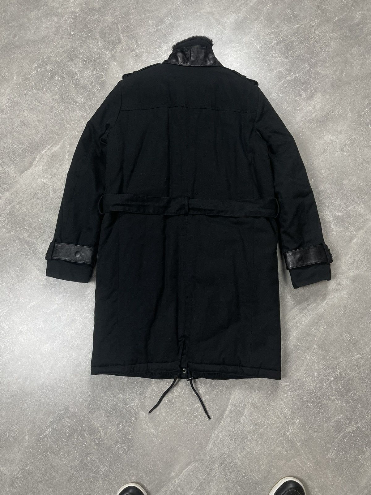 The Kooples The Kooples Fur Belted Opium Avant Garde Leather Zip Jacket Size US S / EU 44-46 / 1 - 8 Thumbnail