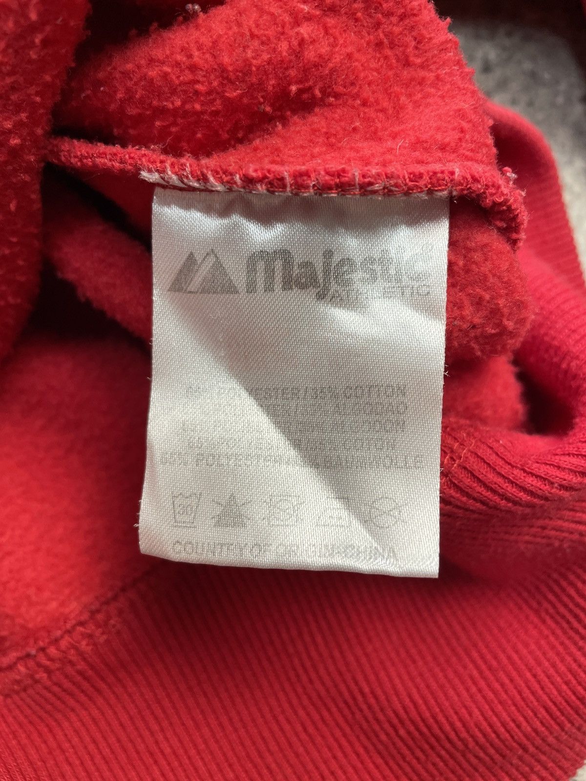New York Yankees Red Y2K Yankees Zip Hoodie w/ Rhinestone Buttons New York Size US XL / EU 56 / 4 - 19 Thumbnail