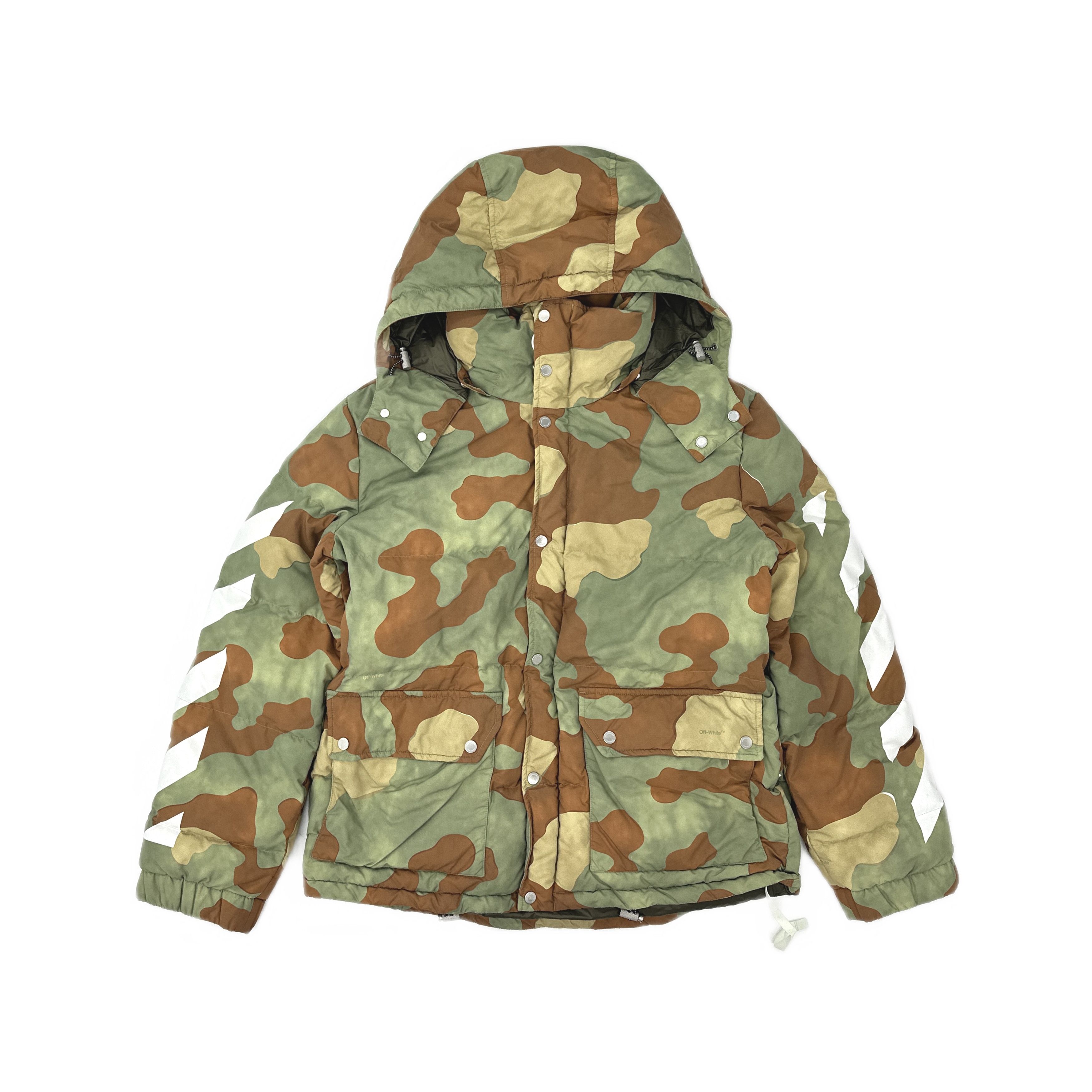 Off-White Off-White Camo Down Puffer Jacket Size M Size US M / EU 48-50 / 2 - 1 Thumbnail