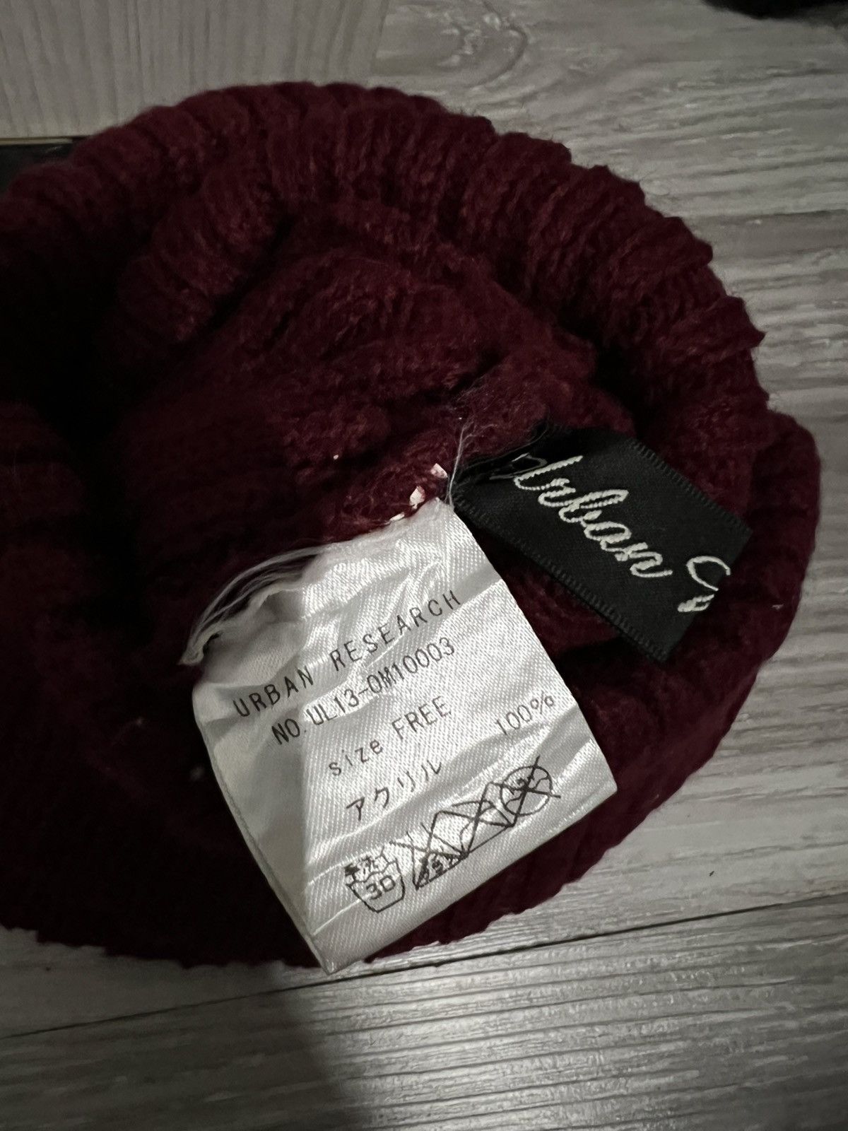 URBAN RESEARCH DOORS Urban Research Plain Beanie Hat Size ONE SIZE - 6 Thumbnail