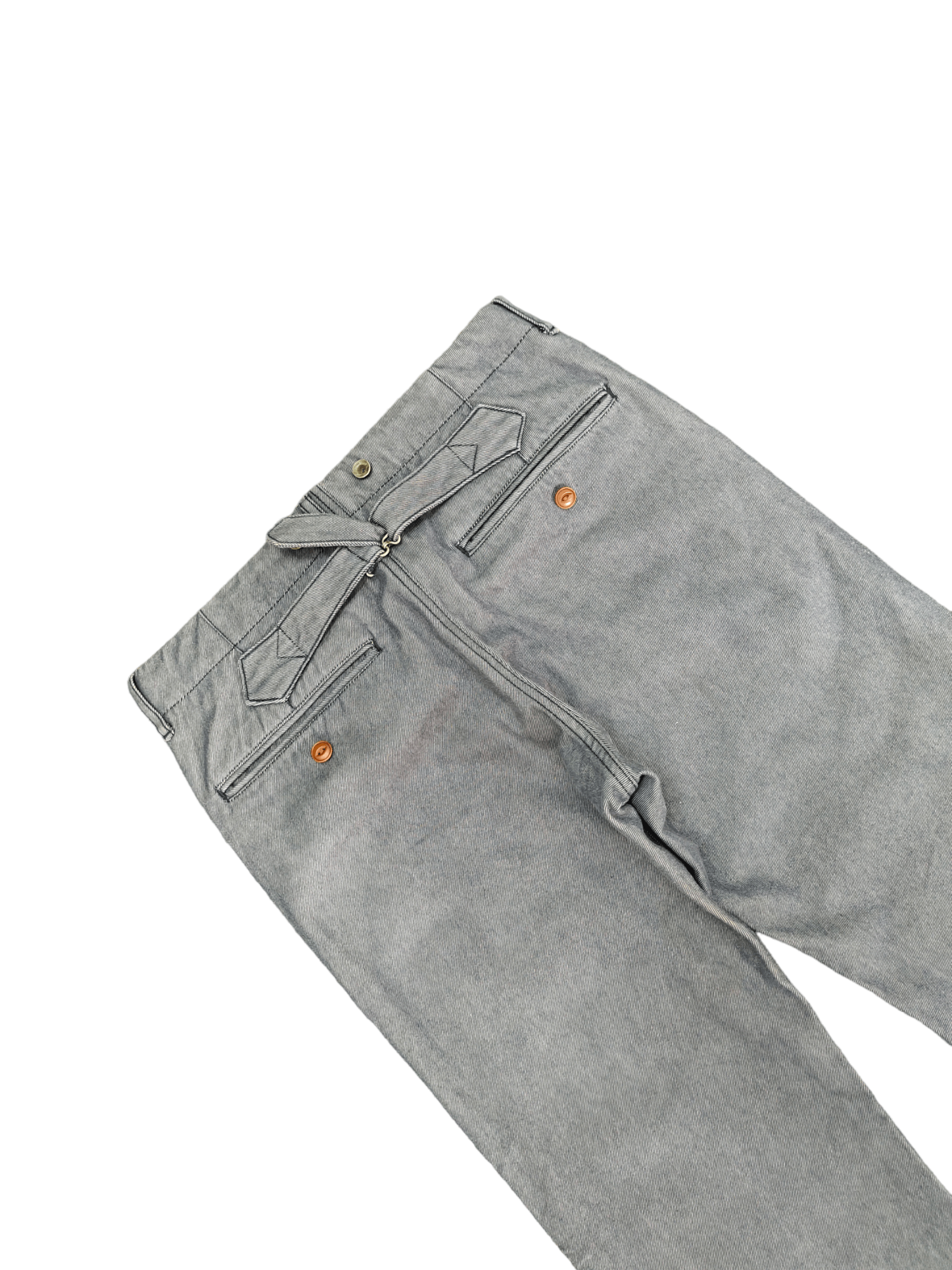 Japanese Brand Vintage Navy Buckle Back Denim Pants Inspired Wwii Size US 30 / EU 46 - 3 Thumbnail