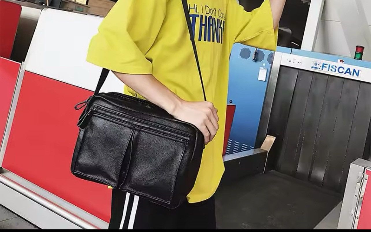 Leather Leather Sling Bag Size ONE SIZE - 2 Thumbnail
