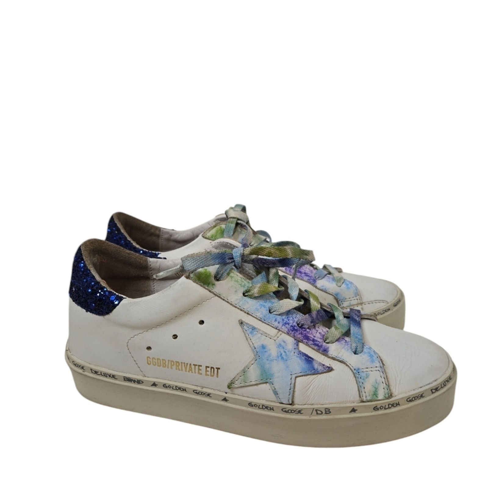 Golden Goose Golden Goose All High Star Tie Die Sneakers Size 37 Size US 6.5 / IT 36.5 - 3 Thumbnail