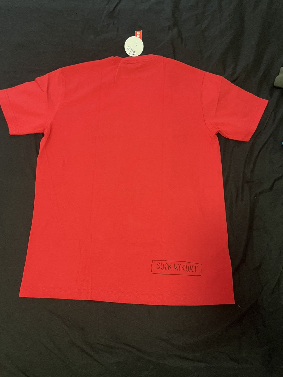 Supreme Supreme suck my cunt tee red Size US L / EU 52-54 / 3 - 8 Thumbnail