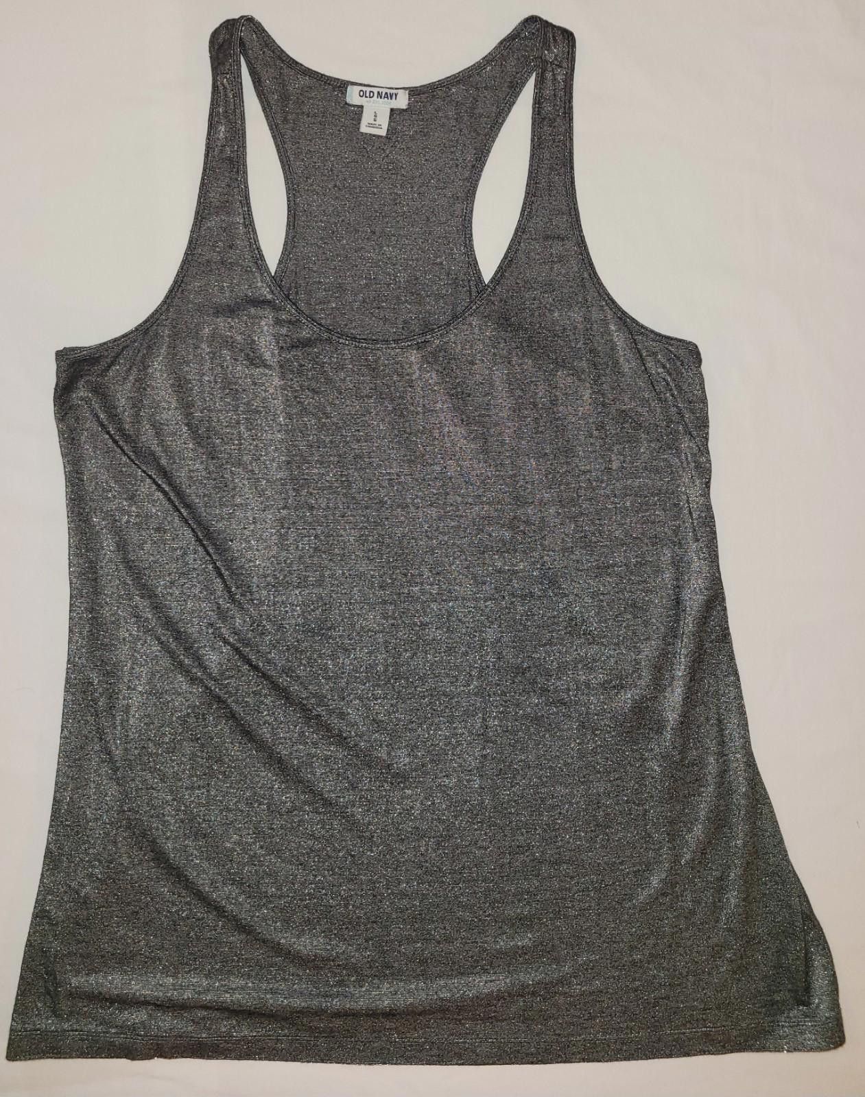 Old Navy Old Navy women's LG silver tank top Size L / US 10 / IT 46 - 1 Thumbnail