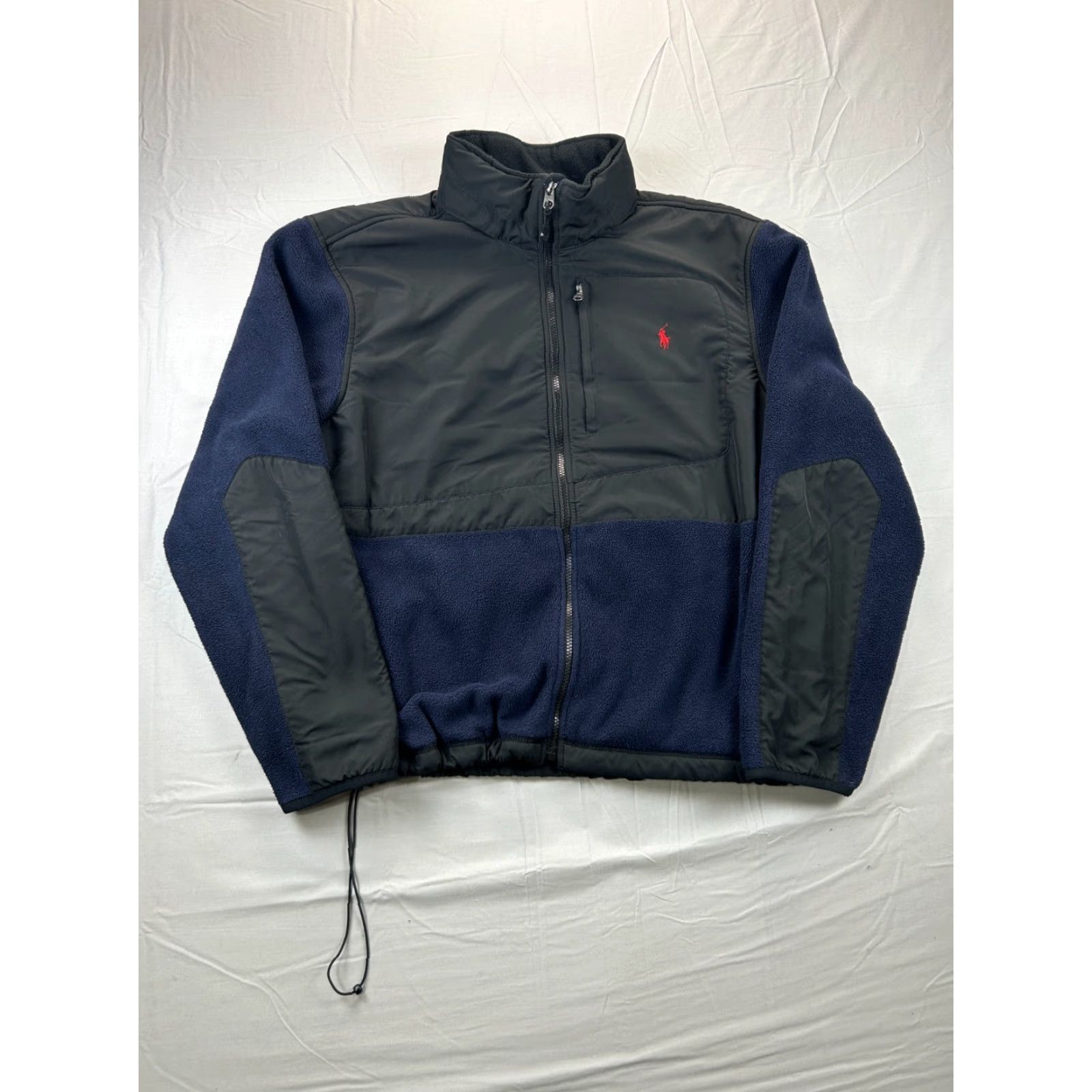 Polo Ralph Lauren Polo Ralph Lauren Fleece Jacket Mens XL Navy Full Zip Hooded Bomber Jacket Regular Fit Blue Zip Logo Size US XL / EU 56 / 4 - 4 Thumbnail