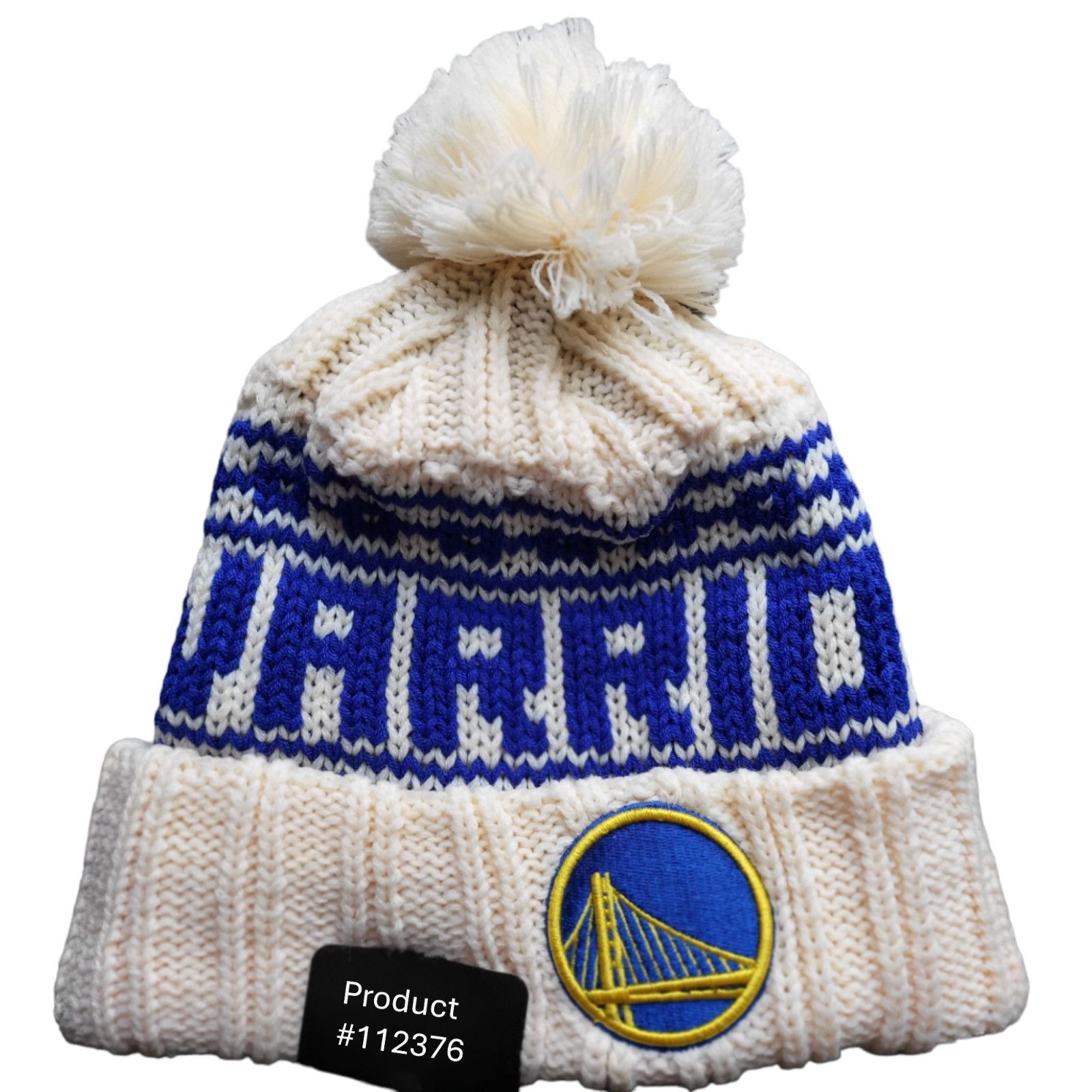 Other NWT Golden State Warriors Chunky Knit Beanie Fleece Lined Size ONE SIZE - 3 Thumbnail