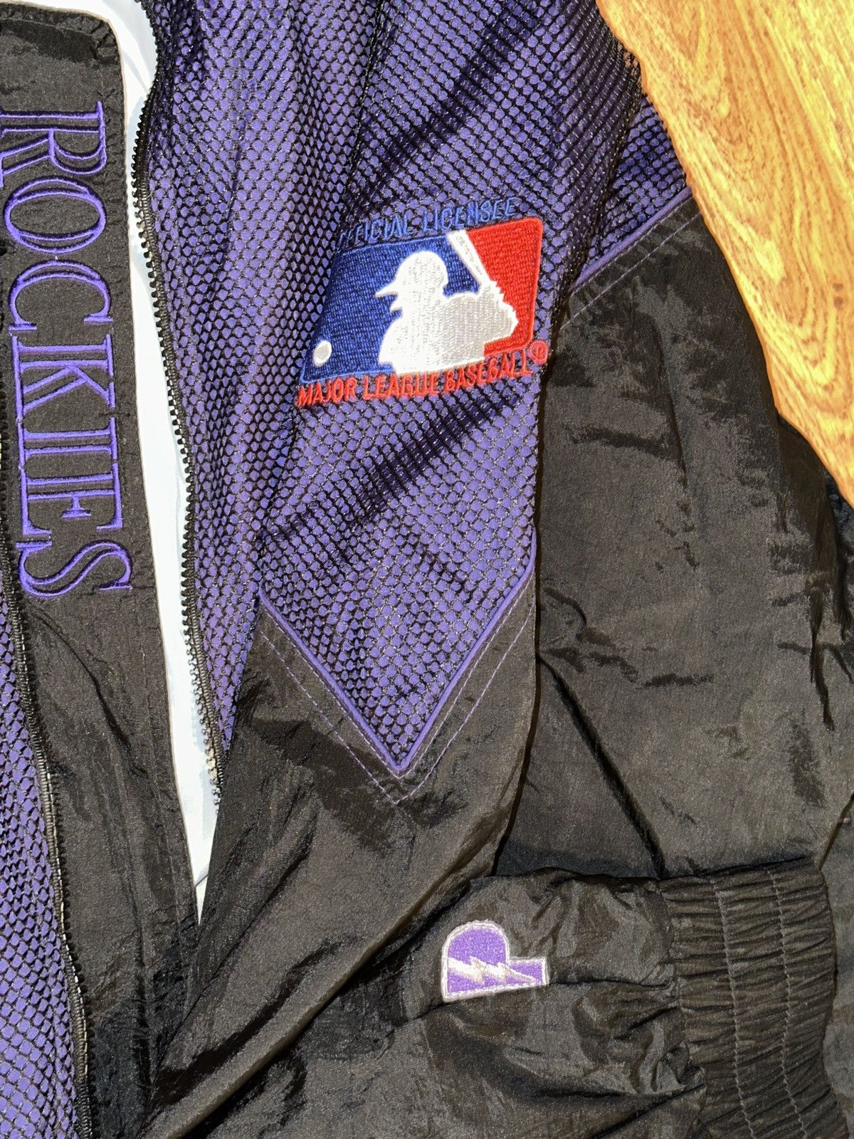 Pro Player VTG 90s Pro Player Colorado Rockies MLB Windbreaker Jacket Size US XL / EU 56 / 4 - 5 Thumbnail