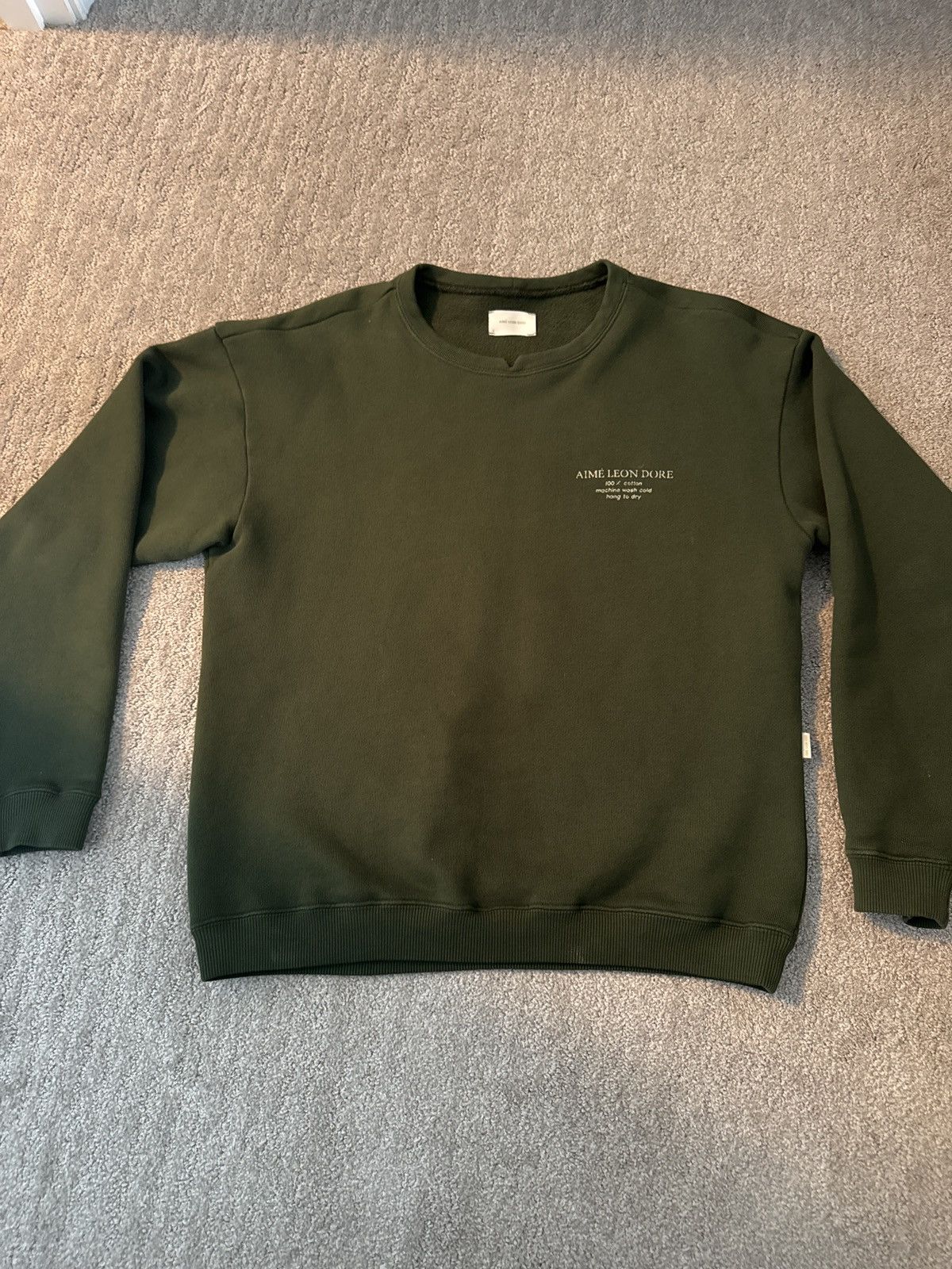Aime Leon Dore ALD Green Sweater Size US S / EU 44-46 / 1 - 1 Thumbnail