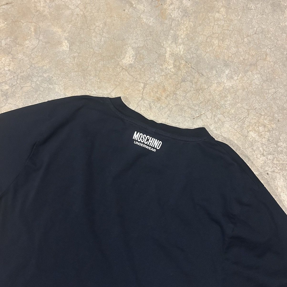 Designer × Moschino Moschino Underwear Tape Cuff Sleeve Tee Essential Rare Size US S / EU 44-46 / 1 - 8 Thumbnail
