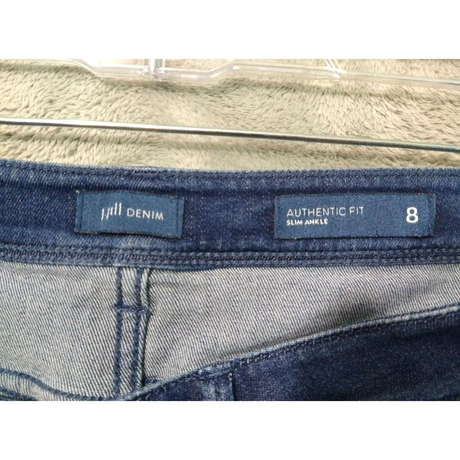 J. Jill J.Jill Jeans Women's 8 Denim Slim Ankle Stretch Mid Rise Blue Authentic Fit Size 30" / US 8 / IT 44 - 7 Thumbnail