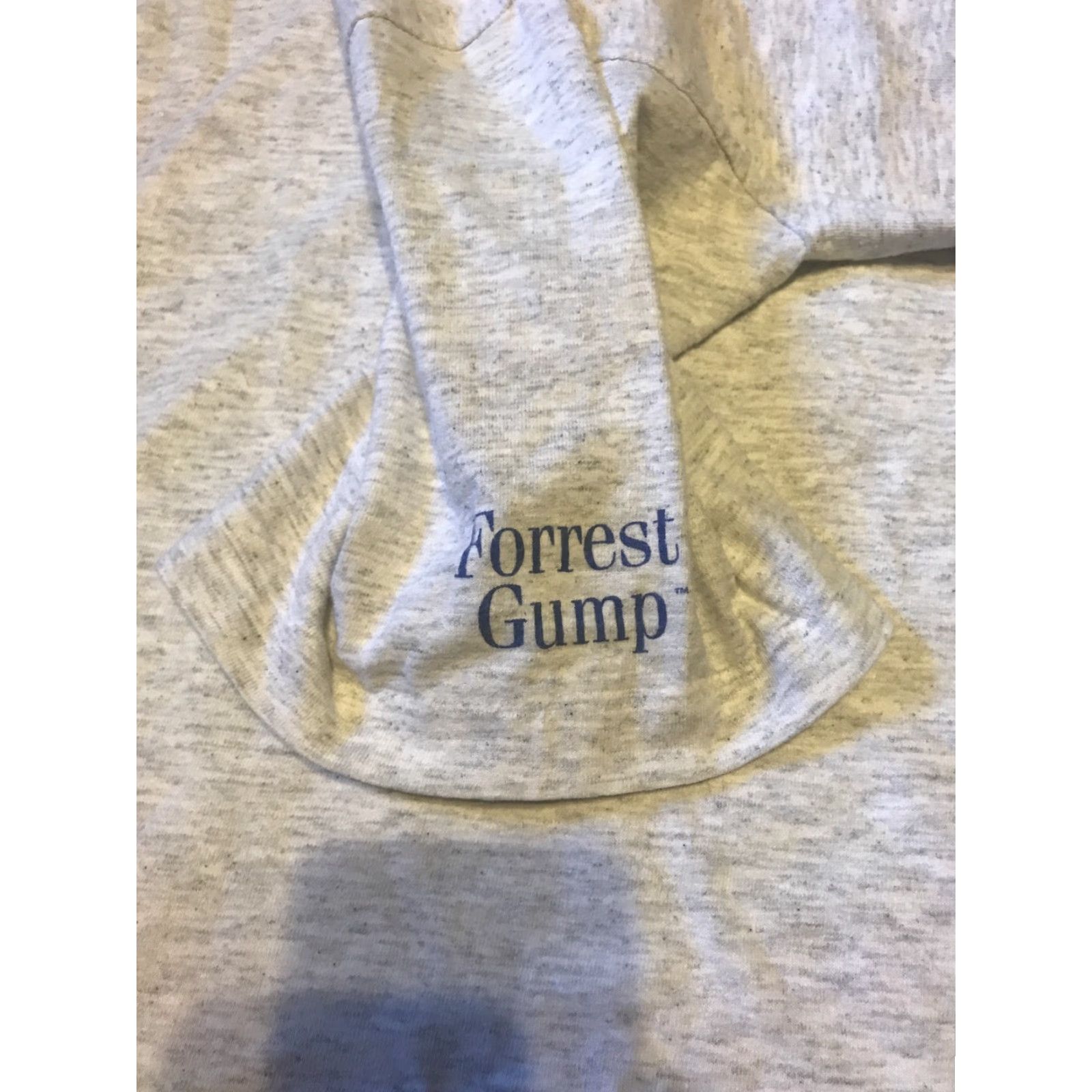CO VINTAGE Forrest Gump Bubba Gump Shrimp Co T Shirt XL White Cotton Crew Neck Short Sleeve Single Stitch Men 1994 90s Movie Size US XL / EU 56 / 4 - 6 Thumbnail