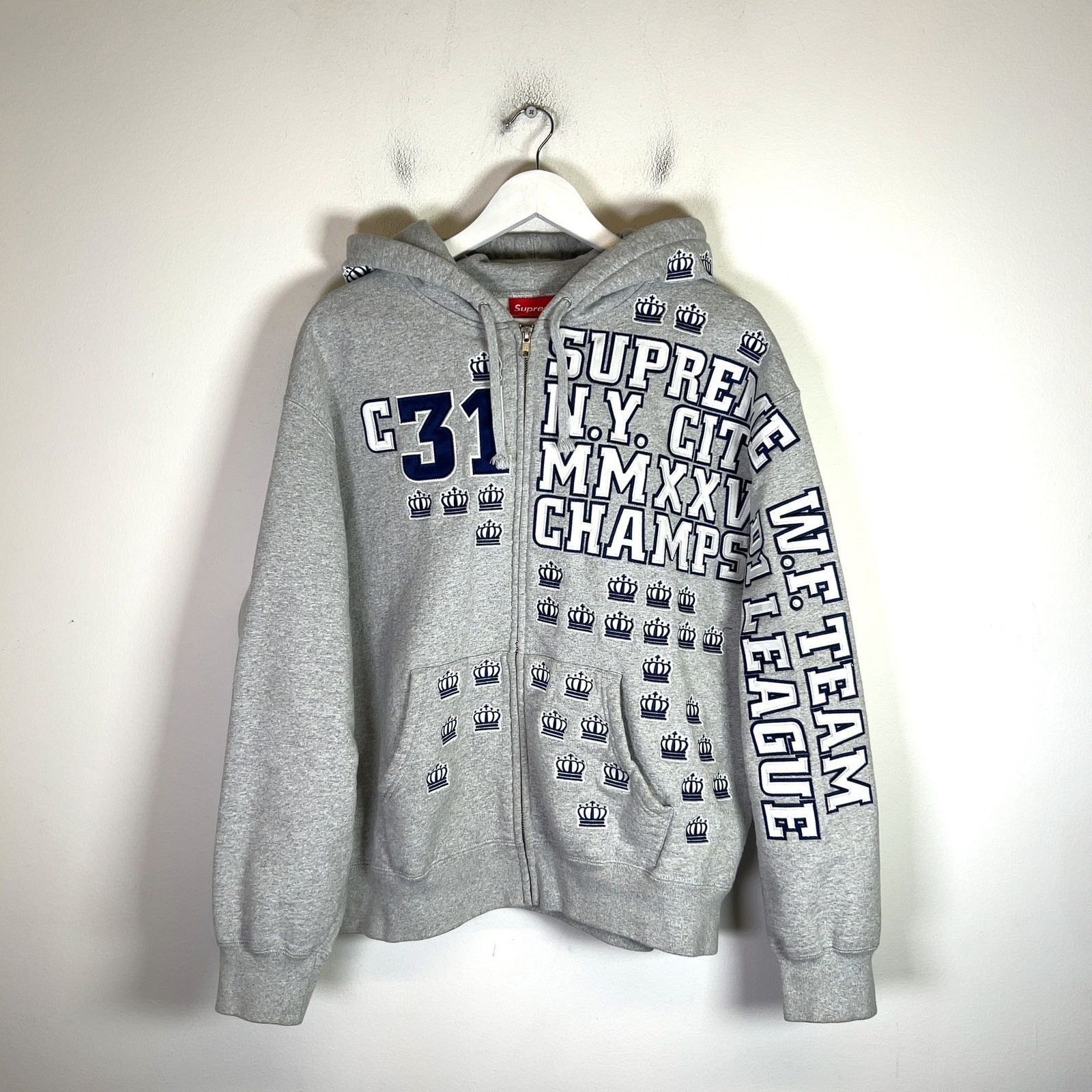 Supreme Supreme World Famous Half Quarter Zip Ash Grey Hype Skater