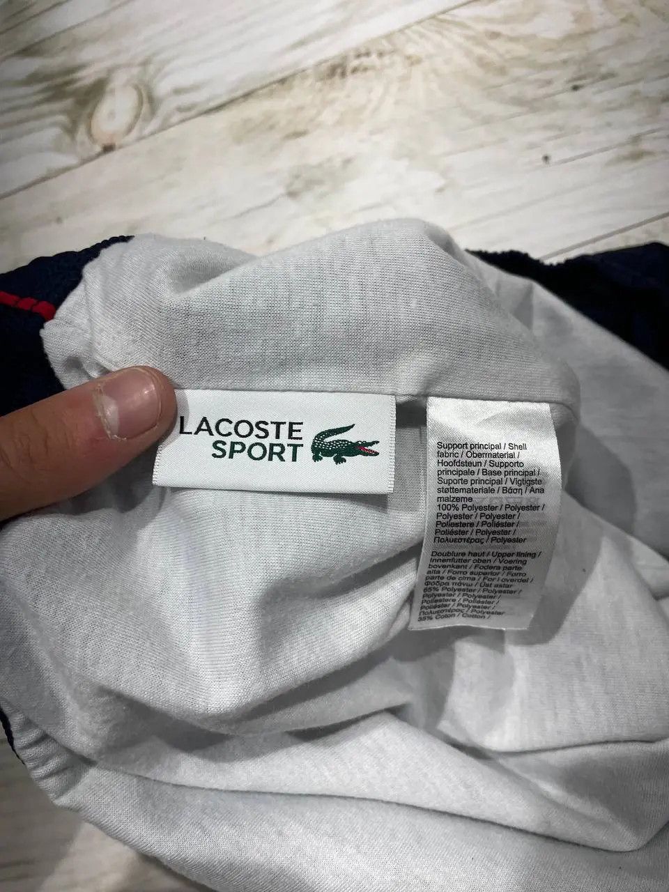 Lacoste Lacoste Track Pants Nylon Y2K Size US 36 / EU 52 - 10 Thumbnail