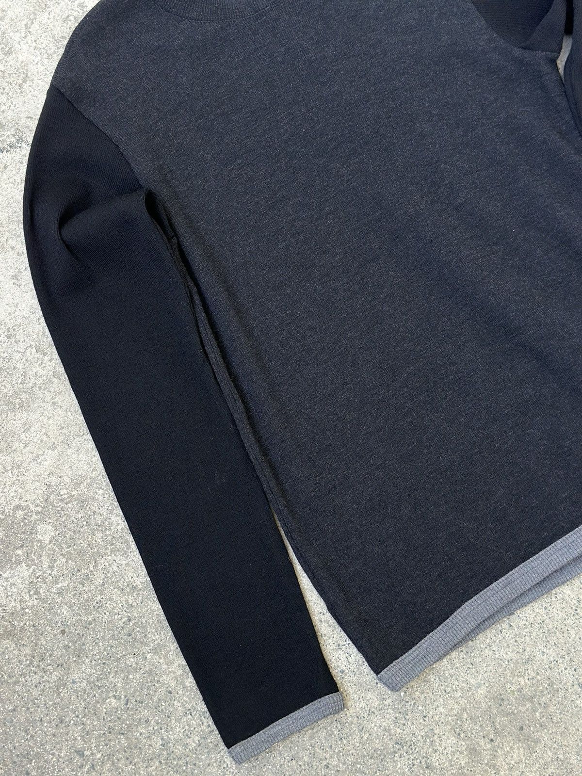 Y's for Men × Yohji Yamamoto Y’s for Men Yohji Yamamoto Knitted Wool Sweater Tri-Tone Size US M / EU 48-50 / 2 - 6 Thumbnail