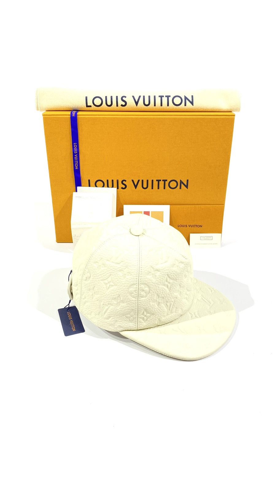 Louis Vuitton Louis Vuitton Virgil Monogram Taurillon Leather Baseball Cap Size ONE SIZE - 2 Thumbnail