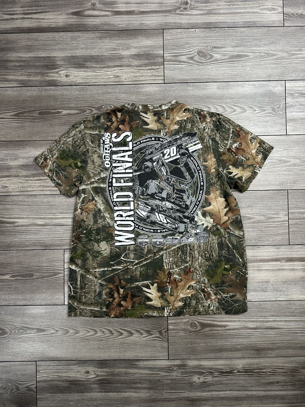 Realtree × Vintage Real Tree Camo Bad Boy Off Road World Finals T Shirt Size US XL / EU 56 / 4 - 2 Thumbnail