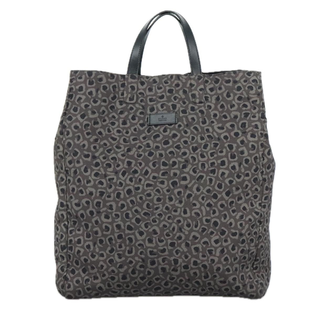 Gucci GUCCI Tote Bag Canvas Black Size ONE SIZE - 2 Thumbnail