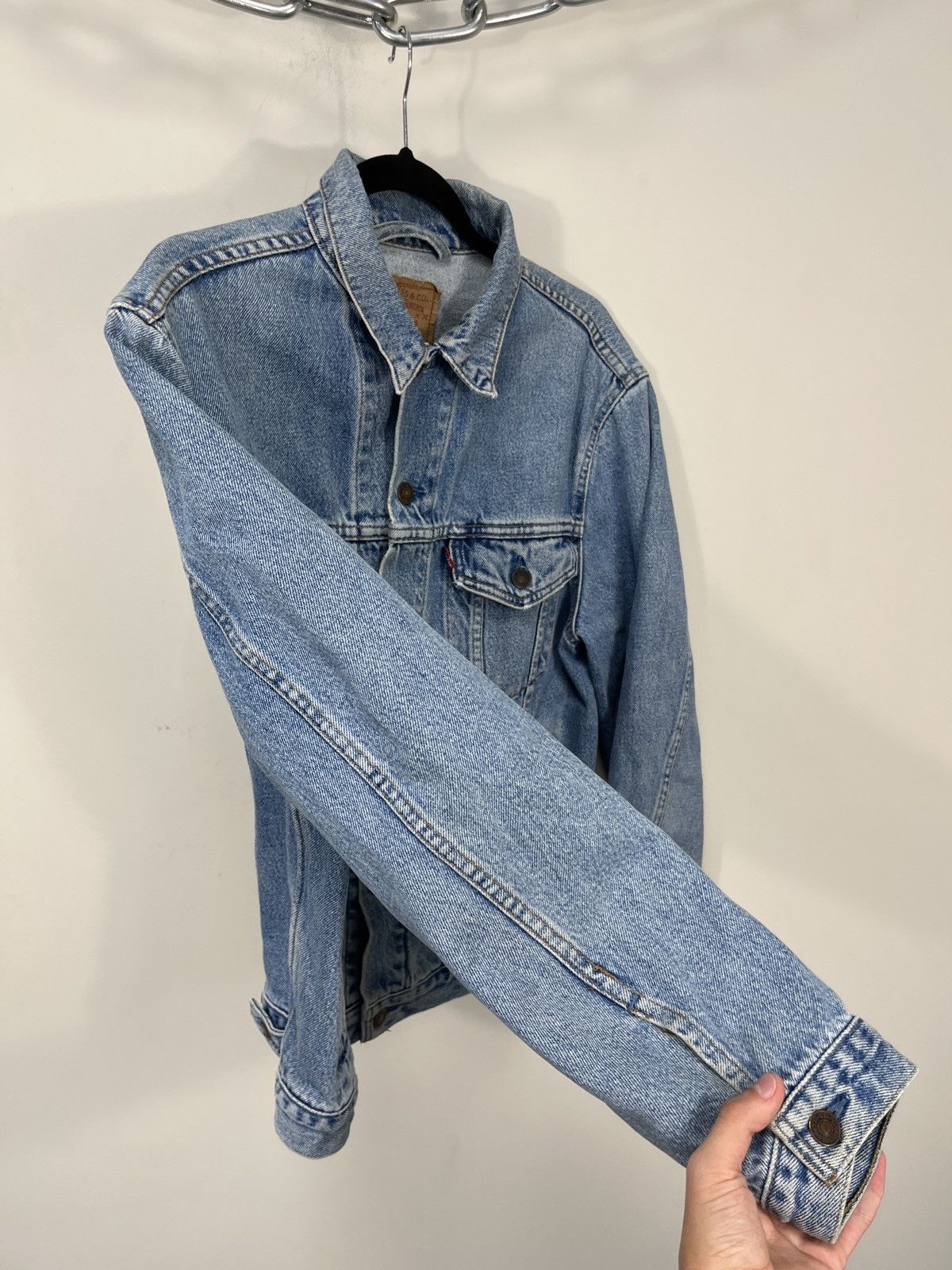 Levi's Vintage Levi’s USA Light Blue Hype Denim Jacket Size US M / EU 48-50 / 2 - 9 Thumbnail