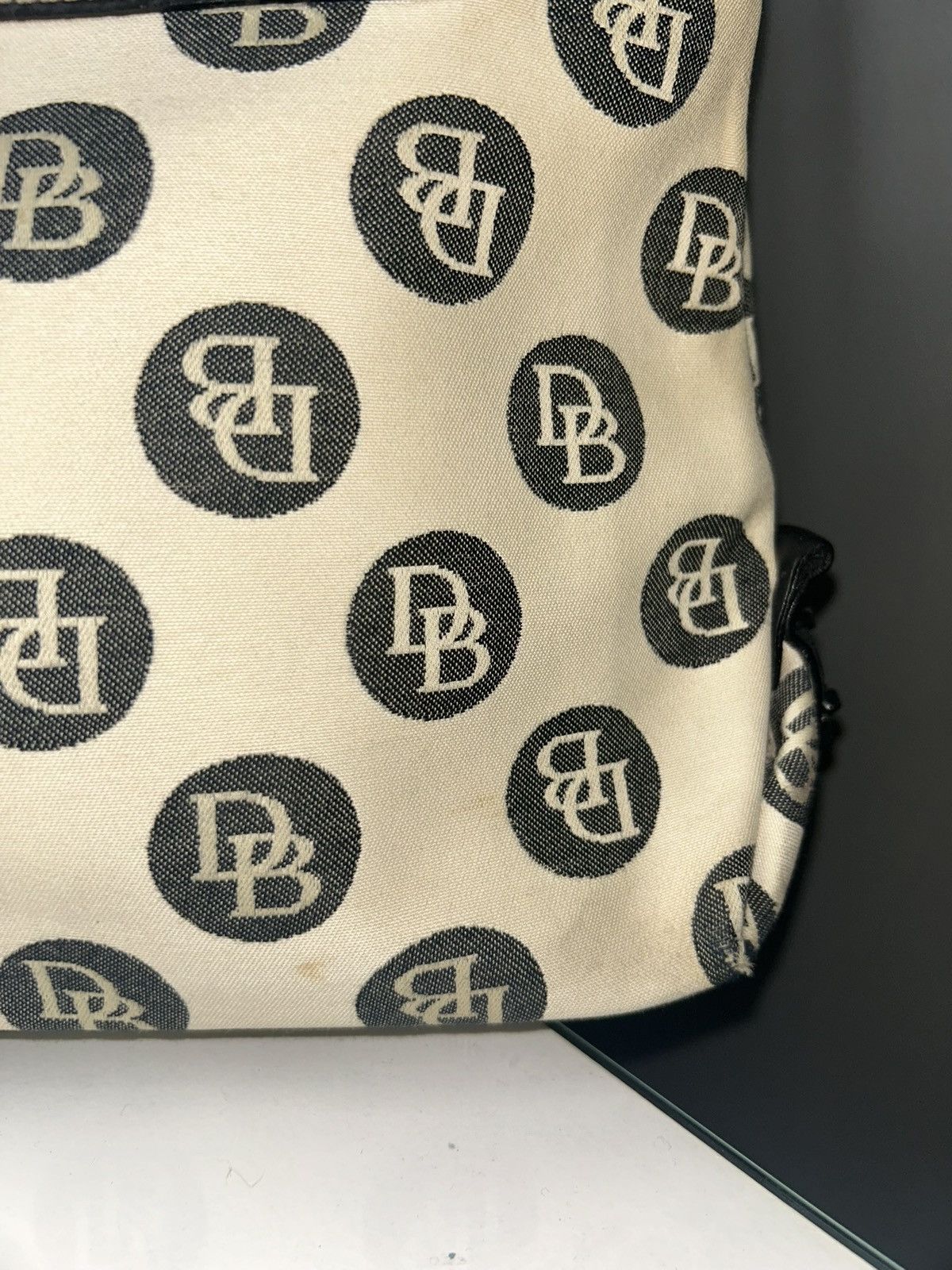 Dooney & Bourke Dooney & Bourke Canvas Signature Satchel Bubble Dot Pattern Size ONE SIZE - 13 Thumbnail