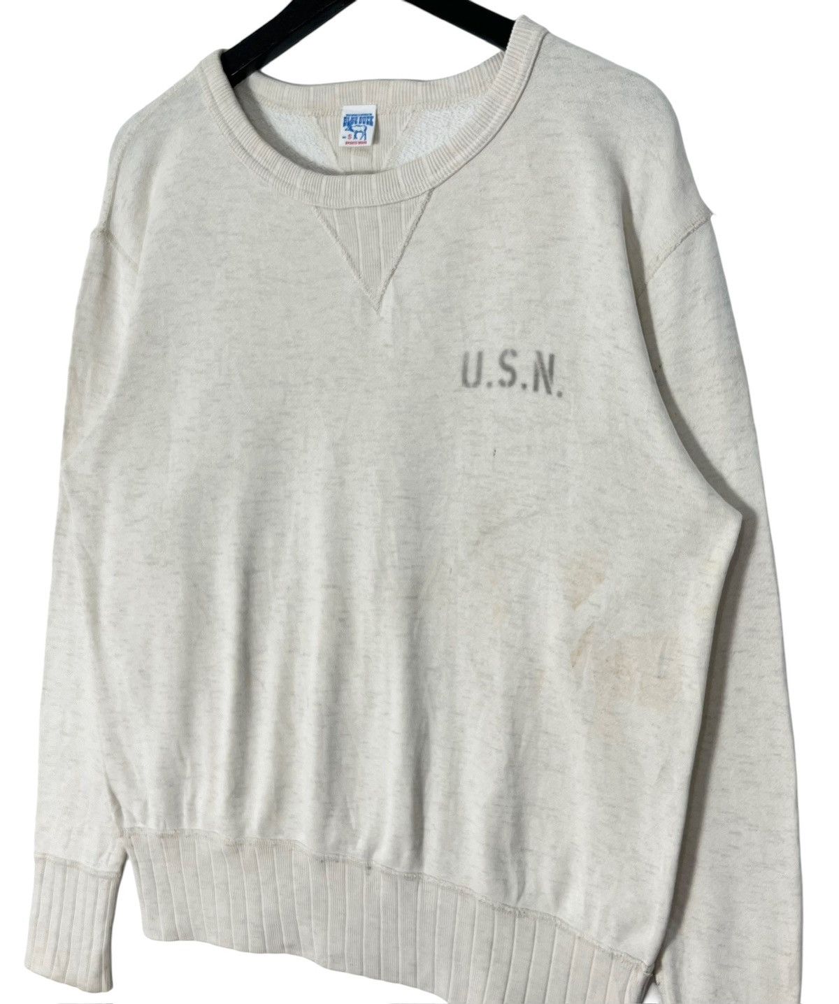 Vintage Vintage U.S.Navy Sub Division 62 Crewneck Sweatshirt Size US S / EU 44-46 / 1 - 2 Thumbnail