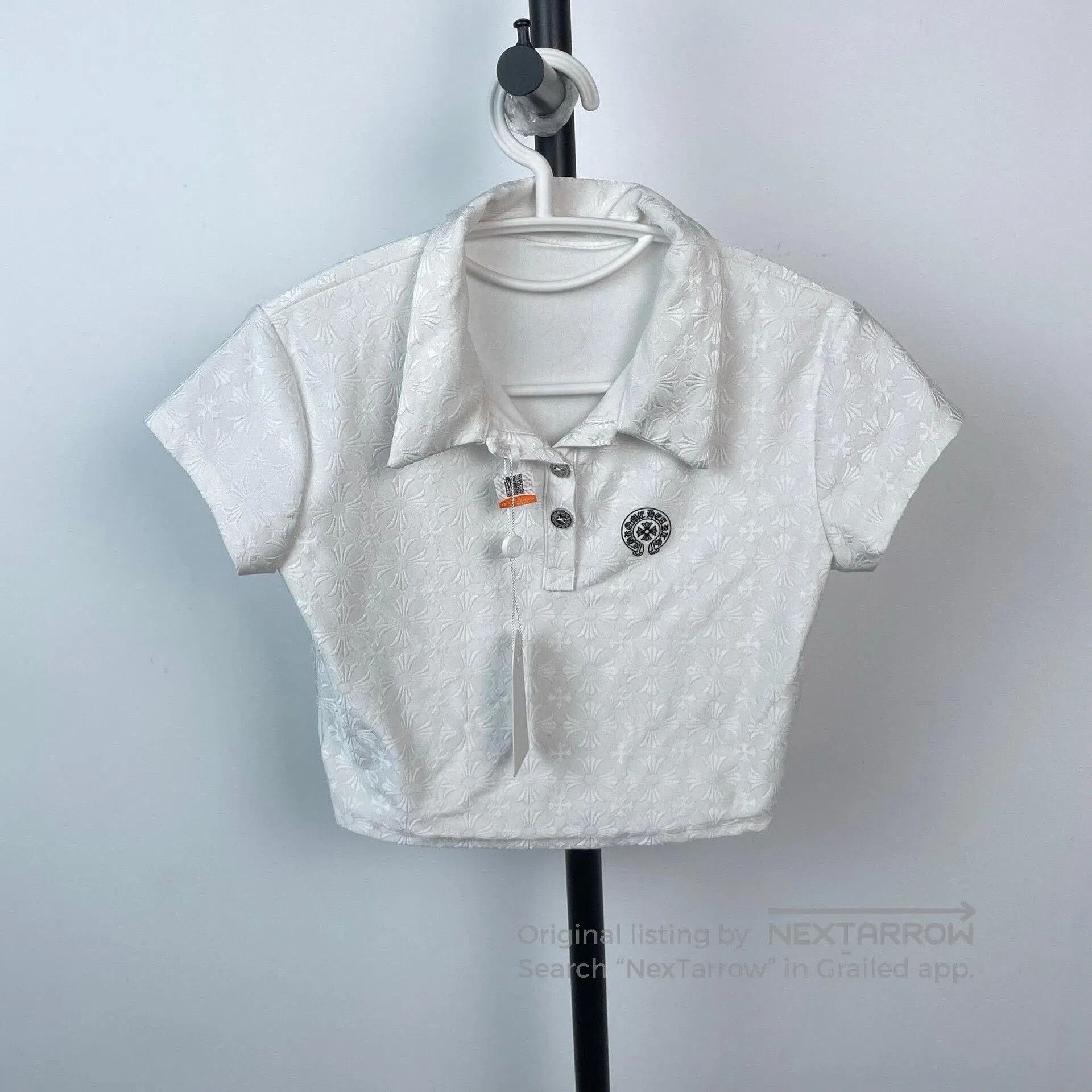 Chrome Hearts Chrome Hearts White Polo T. Size S / US 4 / IT 40 - 1 Thumbnail