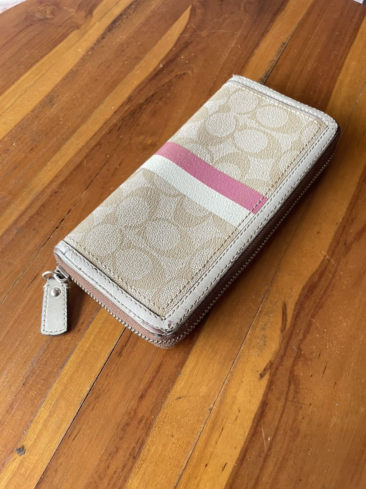 Coach Coach Signature Monogram Long Wallet Size ONE SIZE - 4 Thumbnail