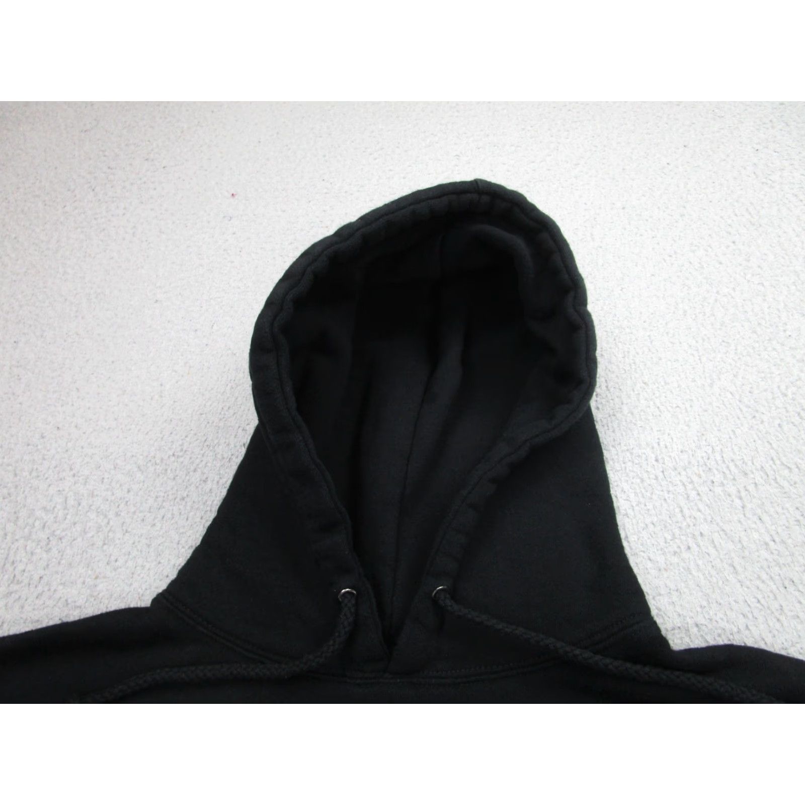 Vintage Psycho Realm Hoodie Mens Small Black Graphic Print Pullover with Front Kangaroo Pocket Hooded Sweatshirt Size US S / EU 44-46 / 1 - 2 Thumbnail