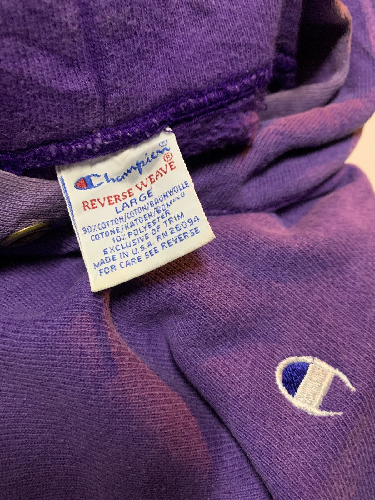 Champion × Vintage Vintage Champion Made in USA hoodie Size US L / EU 52-54 / 3 - 14 Thumbnail