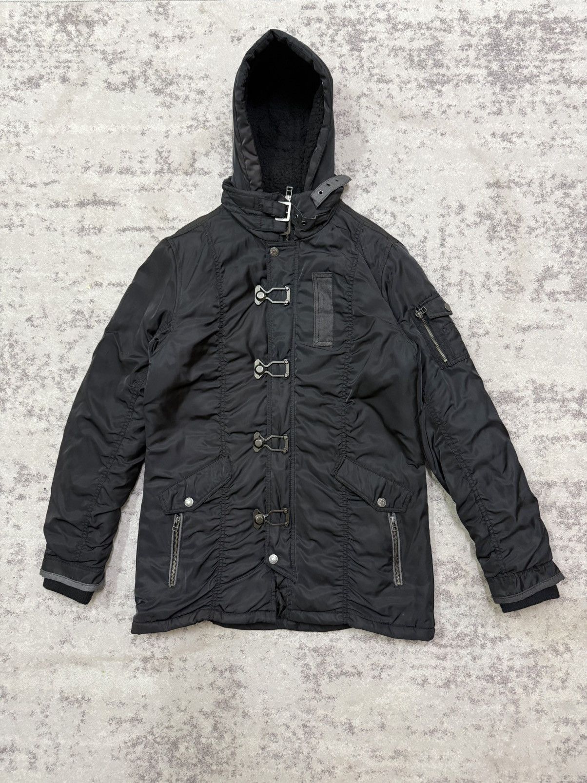 In The Attic In The attic Homme Fur Hoodie Parka Winter Jacket Size US M / EU 48-50 / 2 - 3 Thumbnail