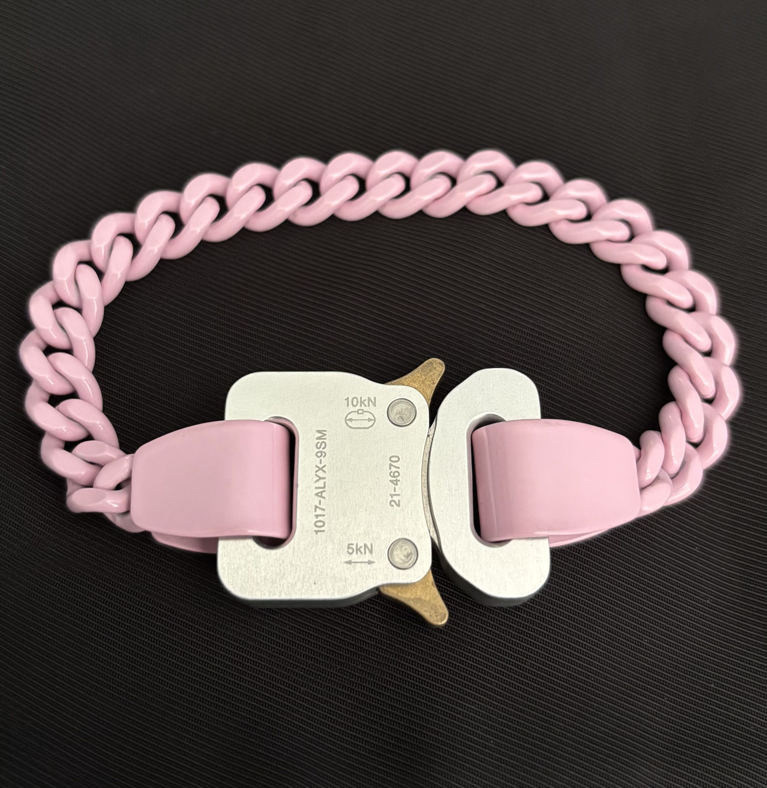 1017 ALYX 9SM 1017 Alyx 9sm Pink/Silver Buckle Bracelet Size ONE SIZE - 1 Thumbnail